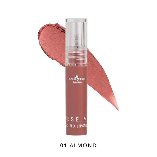 Labial Mousse Líquido Italia Deluxe – 01 Almond