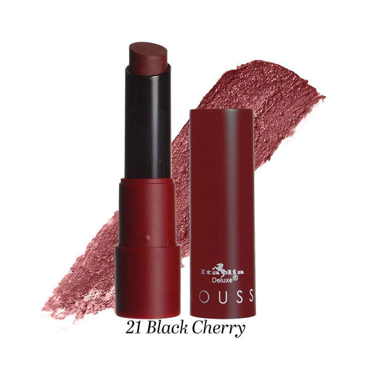 Labial Mousse Mate Barra Italia Deluxe - 21 Black Cherry