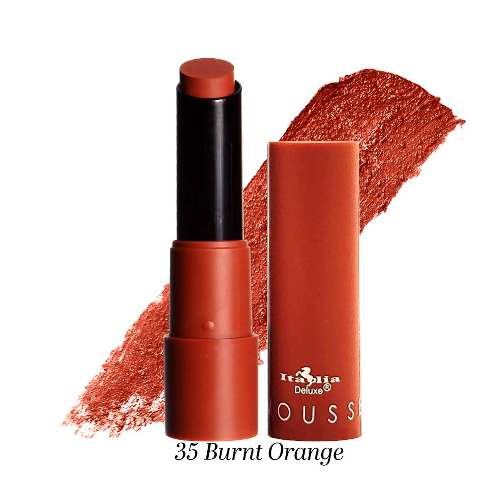 Labial Mousse Mate Barra Italia Deluxe -35 Burnt Orange